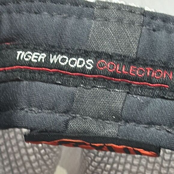 Nike Tiger Woods Ivory Mesh Stretch Hat Flex Fit - Picture 7 of 11